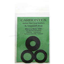 Carbon Fiber drag washers stella 8000
