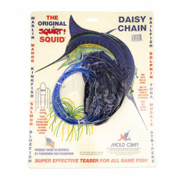 Leurre Mold Craft Squid Daisy Chains 6" - Blue